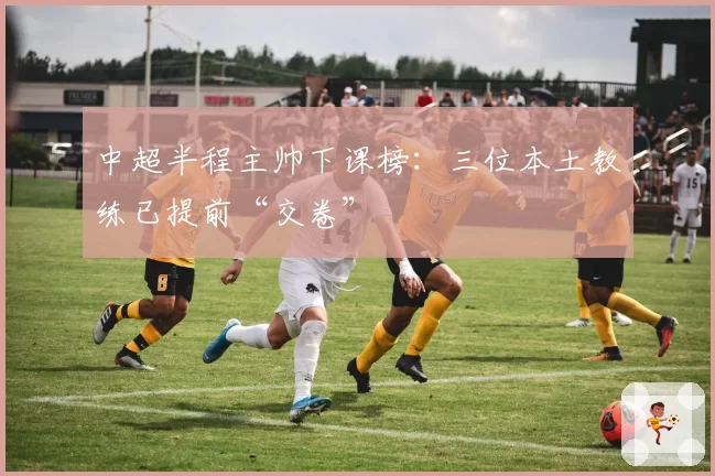 中超半程主帅下课榜：三位本土教练已提前“交卷”